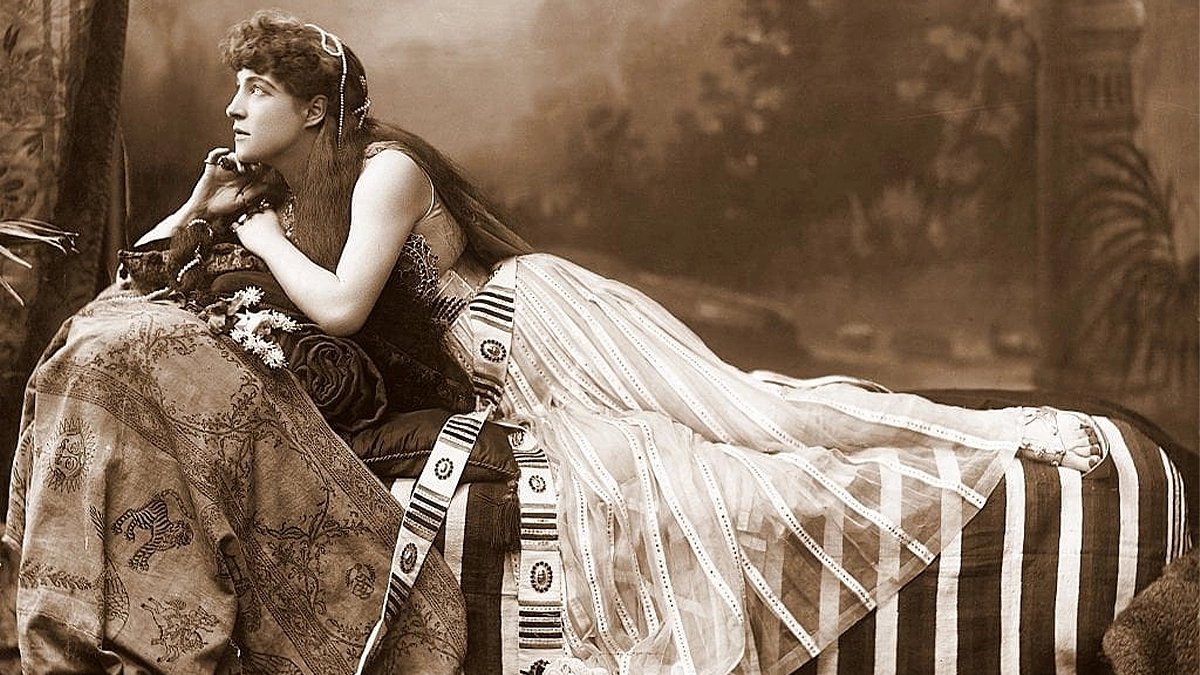 lillie langtry black dress Poster