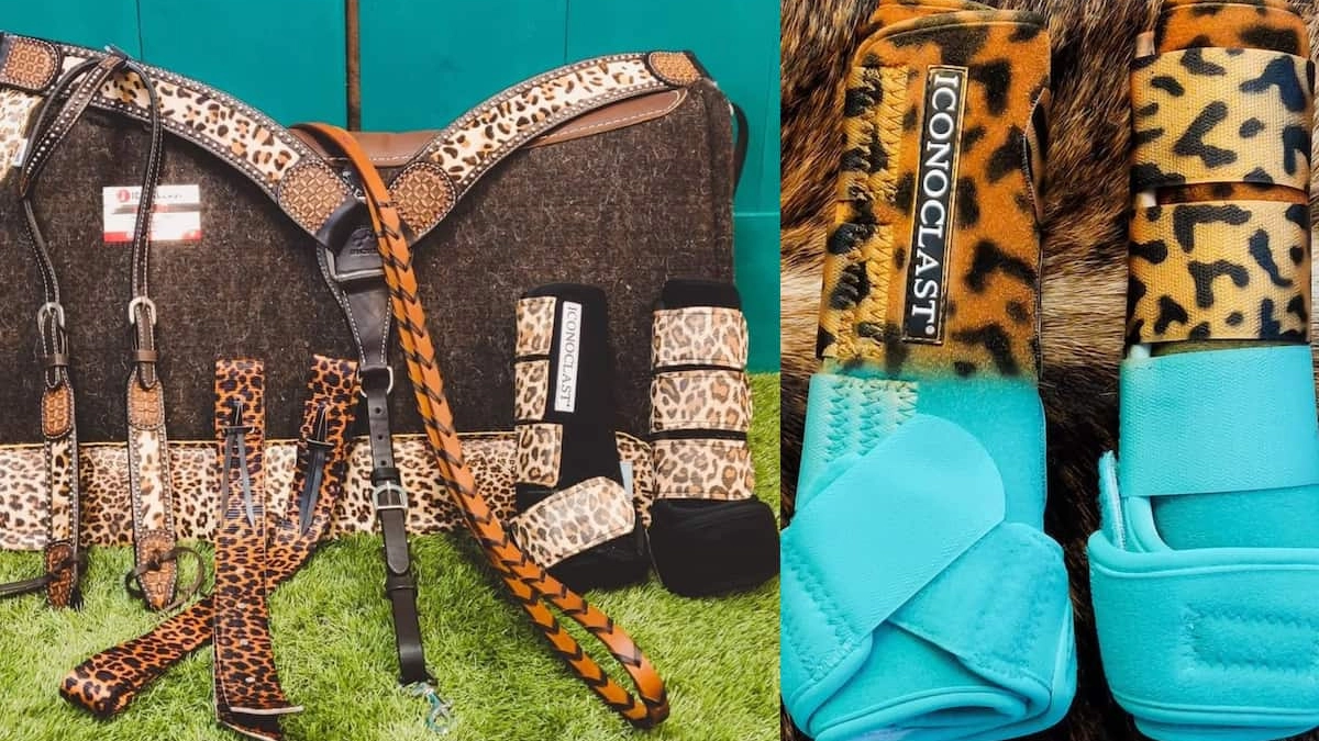 Cheetah Nylon Pony Tack Set main image 1