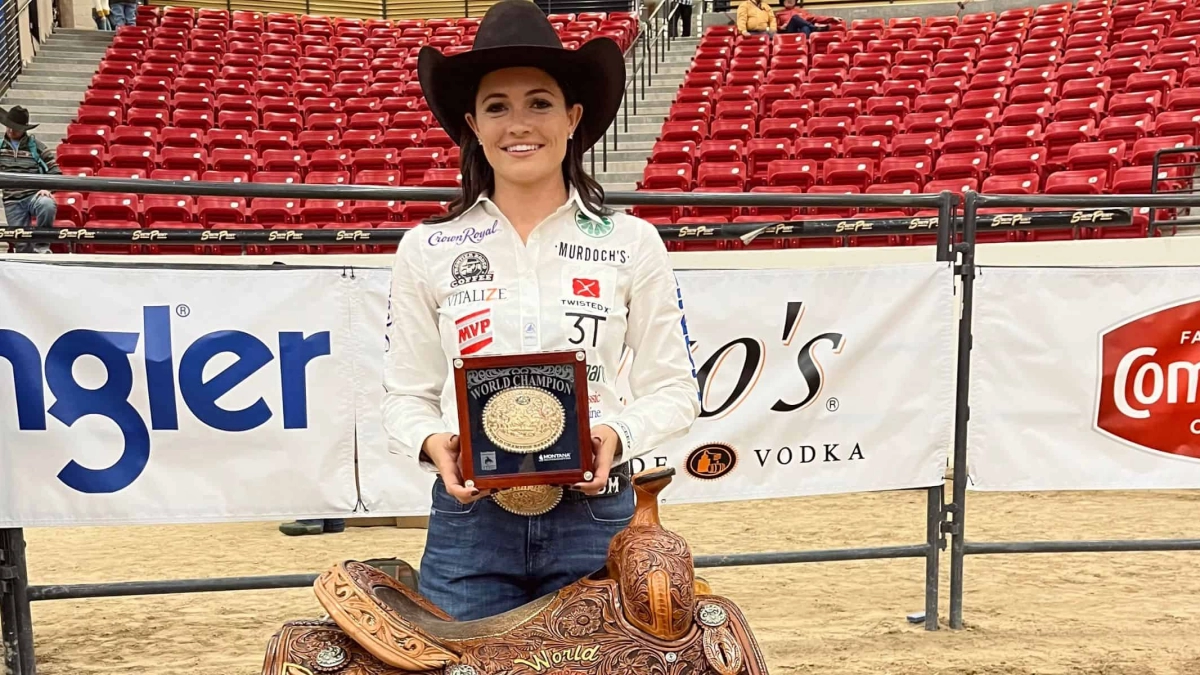 Shelby Boisjoli Meged Is The 2023 World Champion Breakaway Roper ...