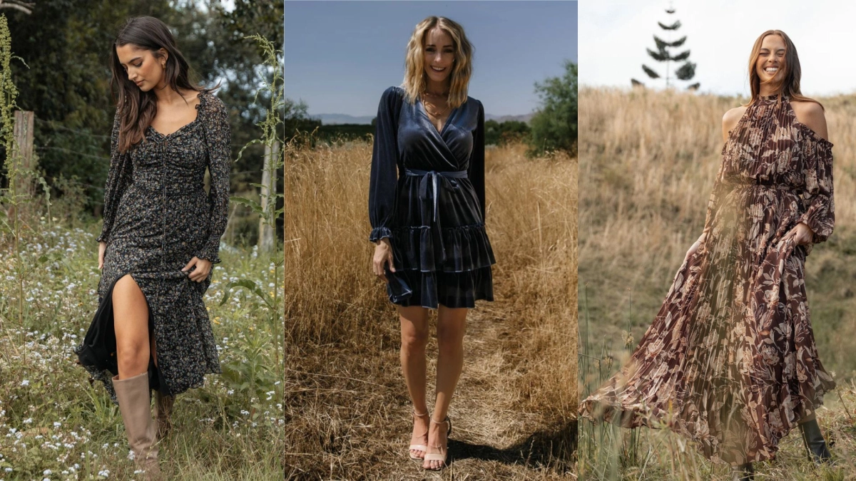 7 Dresses You Can Wear With Boots To Fall Weddings