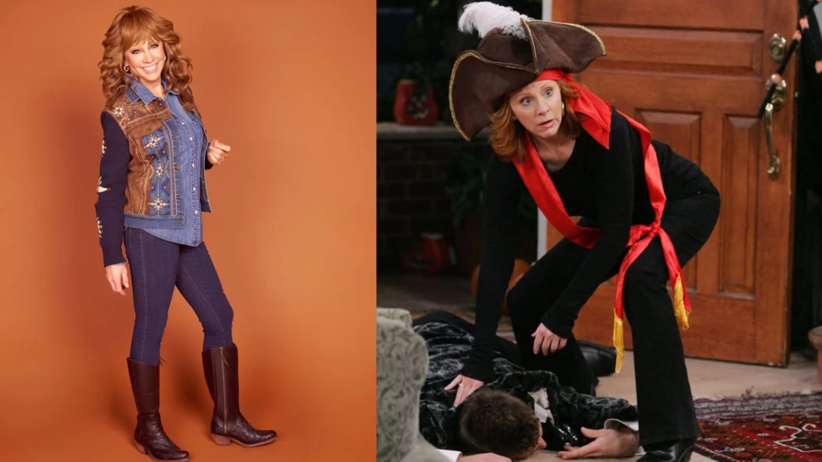 Toddler Dresses As Multiple Versions Of Reba For Halloween