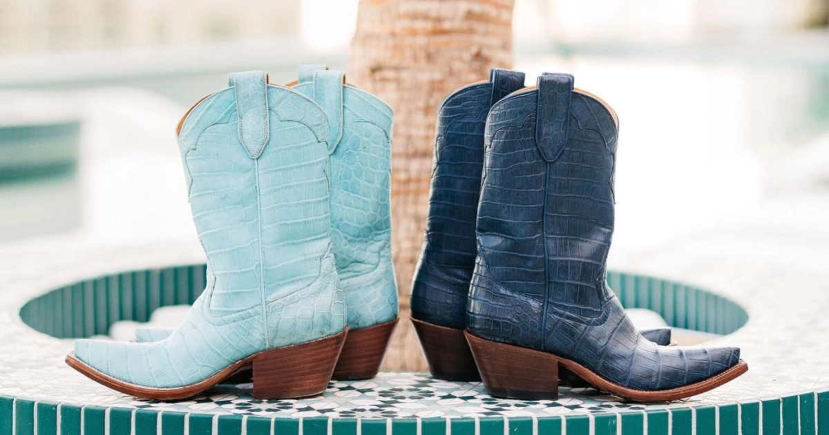 Winter Blues: Meet The Kerri Croc Boots From Miron Crosby