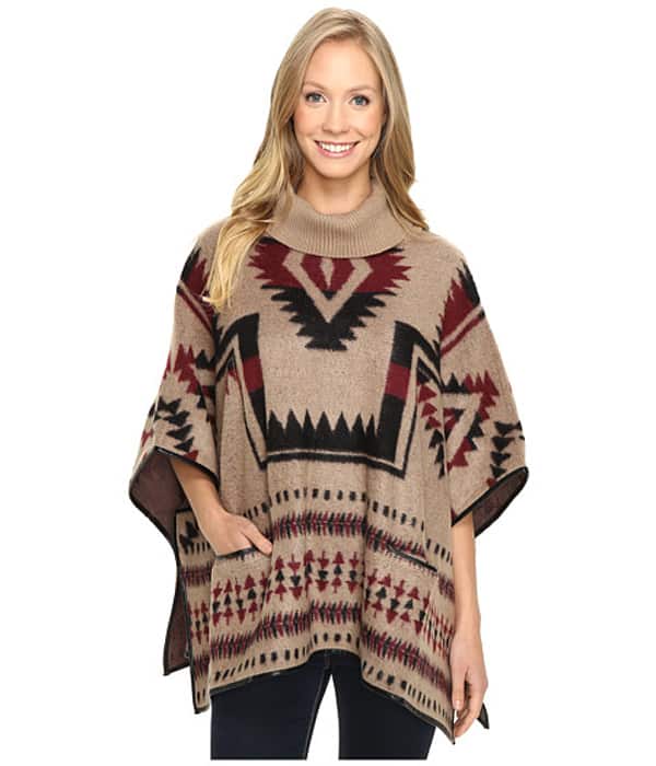 Aztec Rug Poncho Cozy Aztec Print Ponchos & Capes - COWGIRL Magazine
