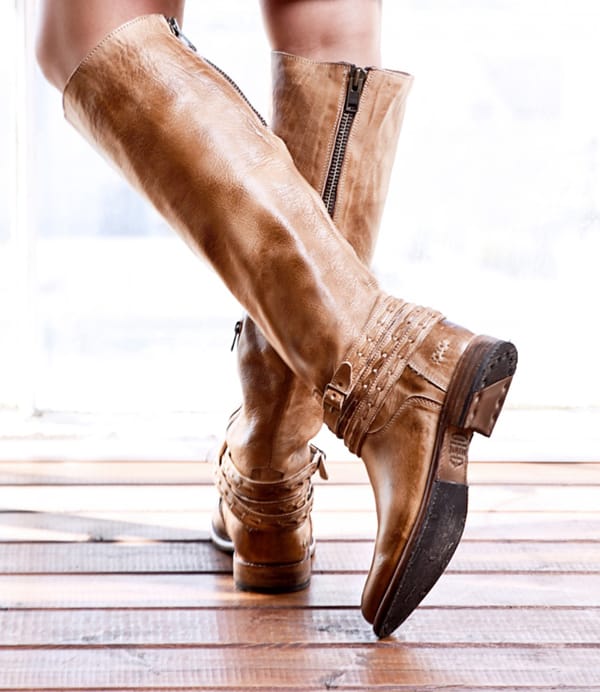Bed Stu Eva tall leather boots showcasing craftsmanship and style