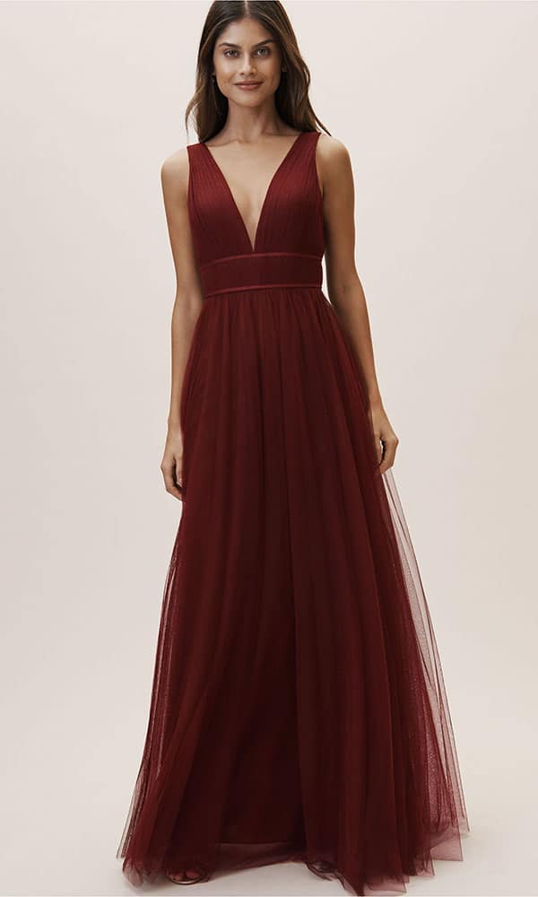 burgundy strapless embellished jovani prom dress 5908 Jovani 5908 Prom Long Strapless Mermaid Dress main image 0