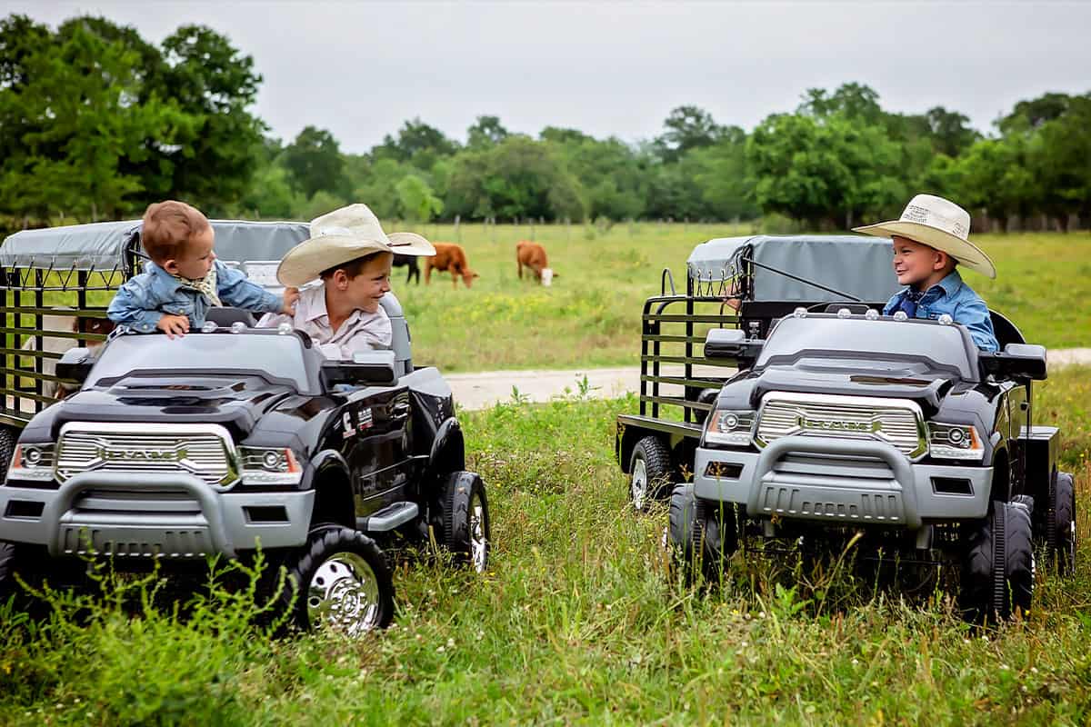 Punchy Ranch Rigs Kristi Bracewell Photography Shot Lil' Cowboys And Their Ranchin' Rigs