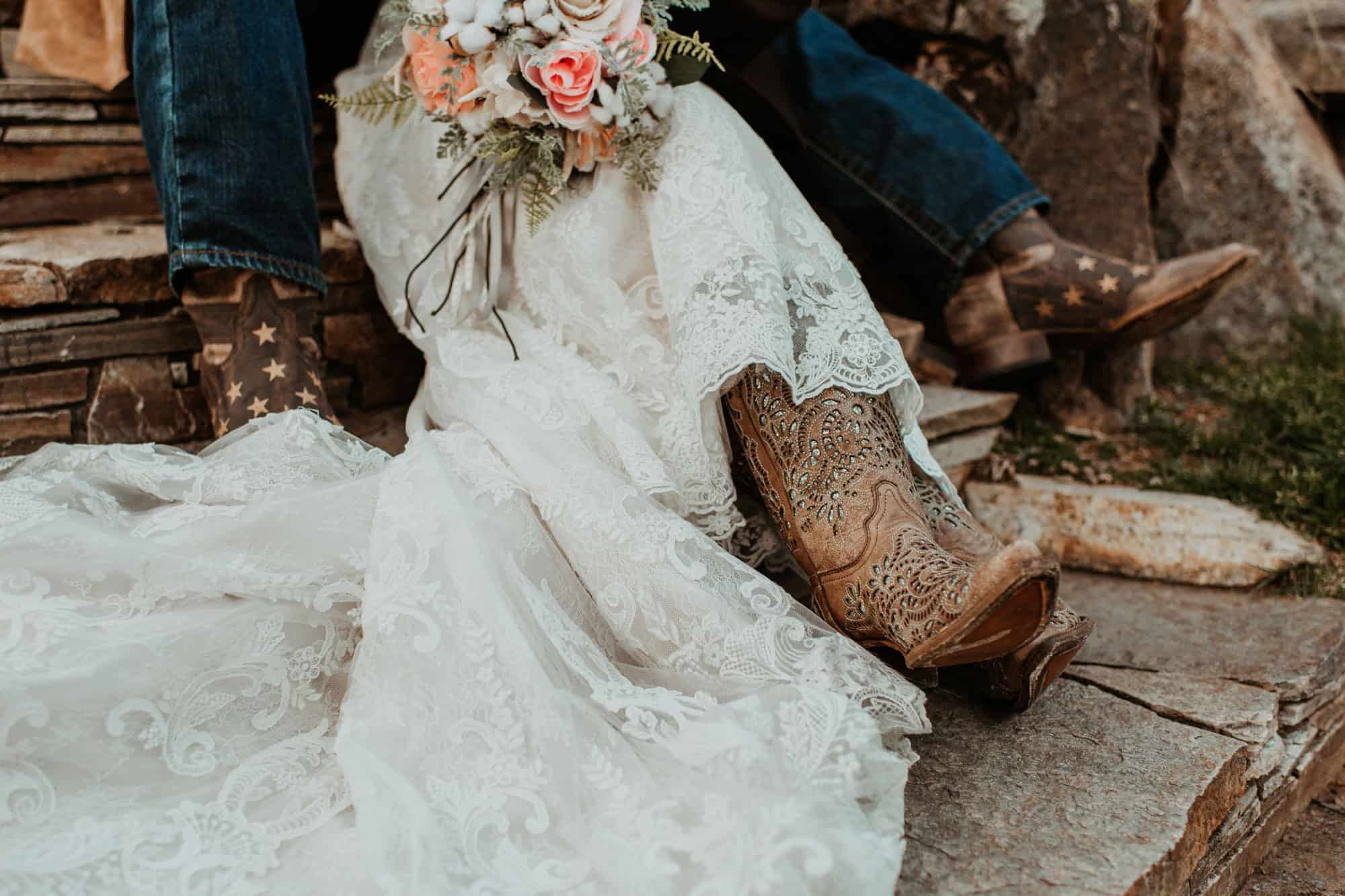 Corral Wedding Boots are Icing on the Cake for your big day.