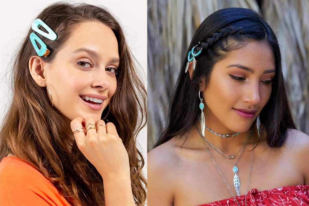 Turquoise Hair Accessories To Brighten Up Your 