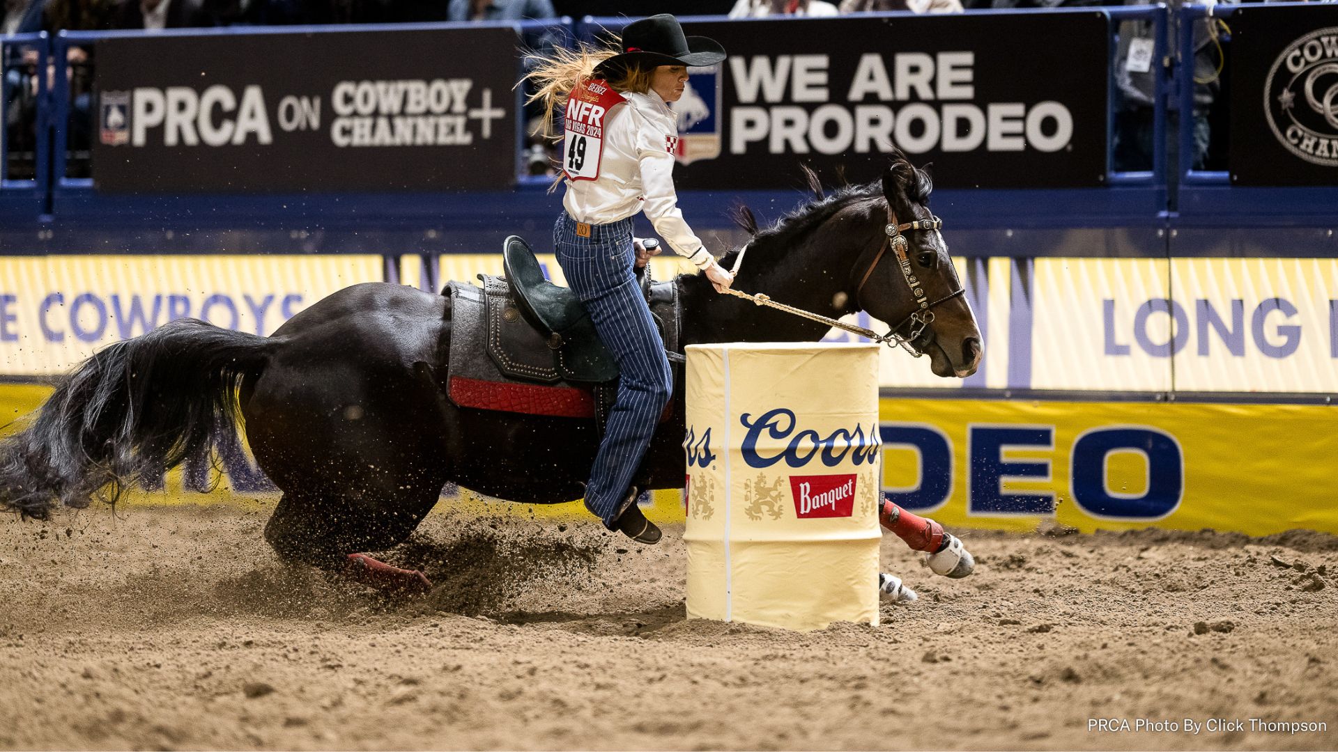Shelley Morgan And Kassie Mowry Share The Win In WNFR Round Eight