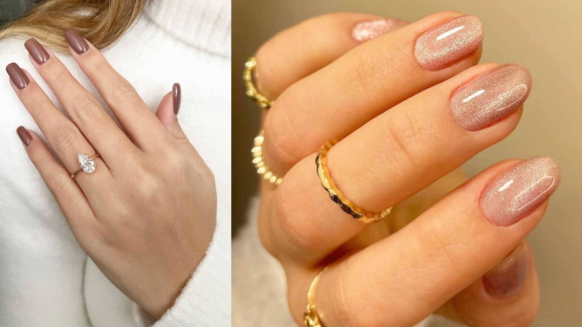 Gold Shimmery Nails That Shine in 2025